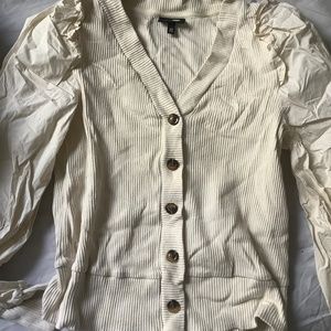 OFF WHITE CARDIGAN SHIRT